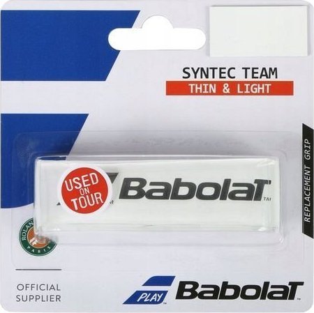 Babolat Owijka Babolat Syntec Team Feel biala 670065 101 O2366 (3324921697338)