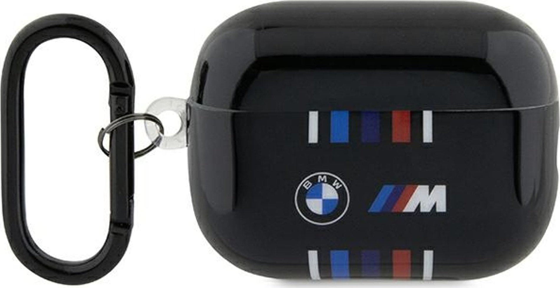 BMW BMW BMAP222SWTK AirPods Pro 2 gen cover czarny/black Multiple Colored Lines BMW000623 (3666339123871)