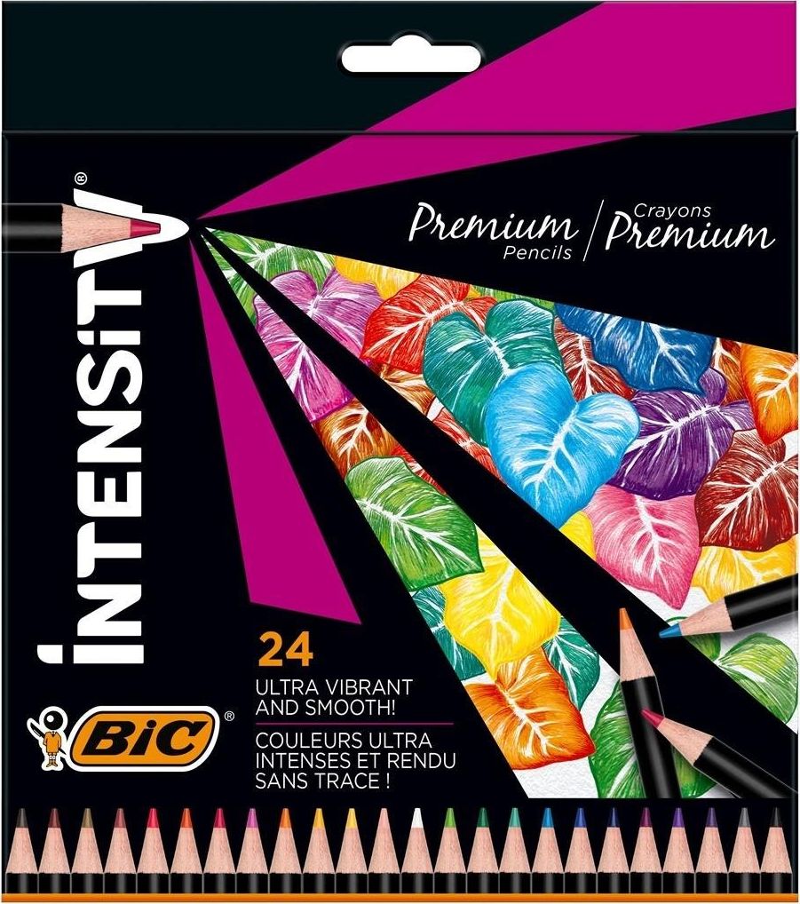 Bic Kredki olowkowe Intensity Premium 24 kolory