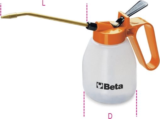 Beta Tools BETA OLEJARKA CISNIENIOWA BETA 1752 RURKA METALOWA ( poj. 500 cc ) BE1752-500 1752-500 (8014230047249)