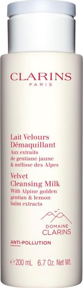 Clarins Velvet Cleansing Milk mleczko do demakijazu 200ml 116174 (3380810378795) kosmētikas noņēmējs