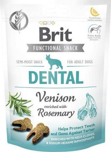 Brit Functional Snack Dental Venison 150g 96871 (8595602539949)