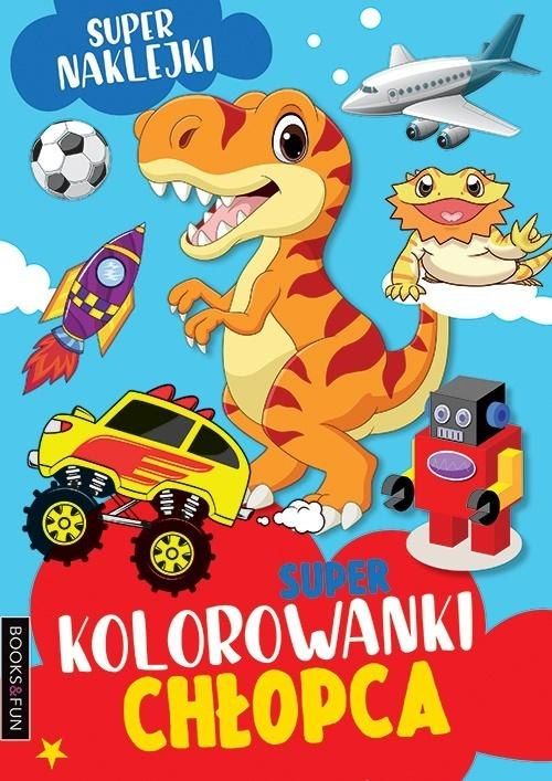 Super kolorowanki chlopca PLAT0792 (9788382491937) Literatūra