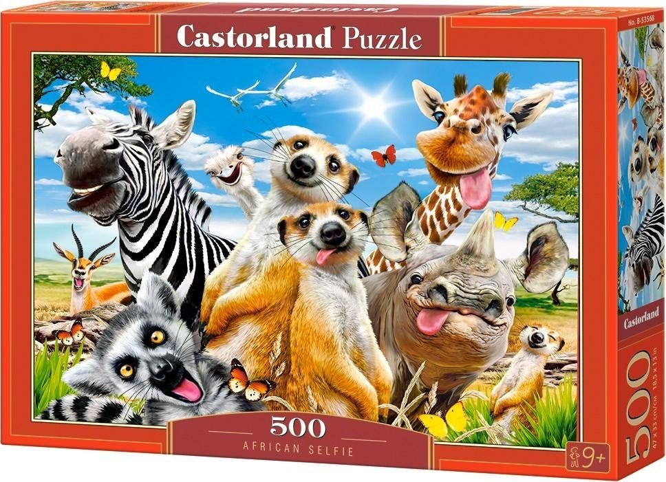 Castorland Puzzle 500 African selfie CASTOR puzle, puzzle