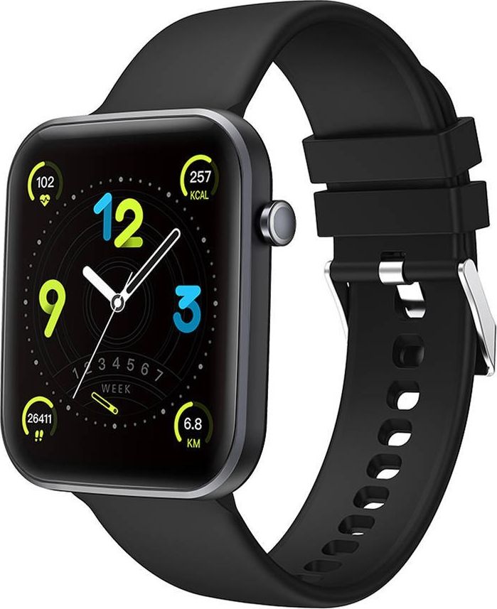 Smartwatch Colmi P15 Czarny  (RC029175) RC029175 (6972436982547) Viedais pulkstenis, smartwatch