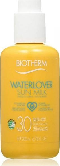 Biotherm Balsam do Opalania Waterlover Sun Milk SPF 30, 200 ml 117679 (3614271701503)