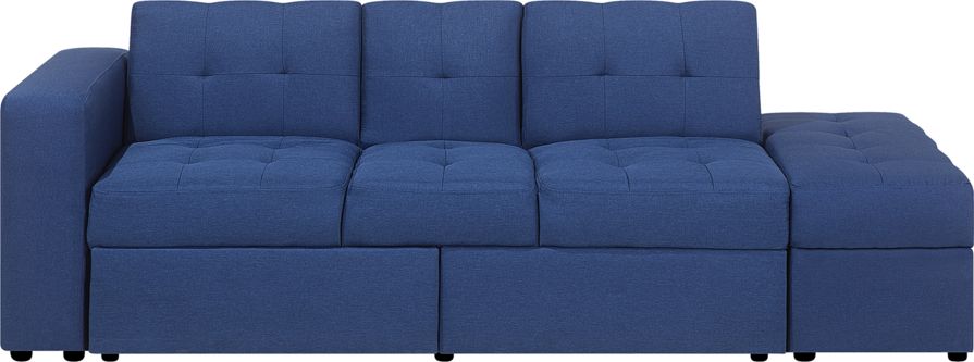 Beliani Sofa rozkladana ciemnoniebieska FALSTER 110215 (4260624118956) Dārza mēbeles