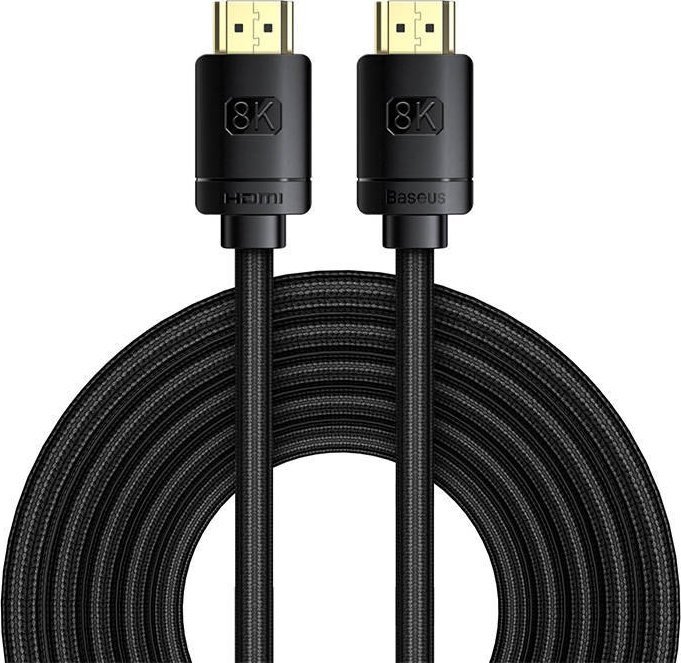 Kabel Baseus HDMI - HDMI 5m czarny (WKGQ040201) kabelis video, audio