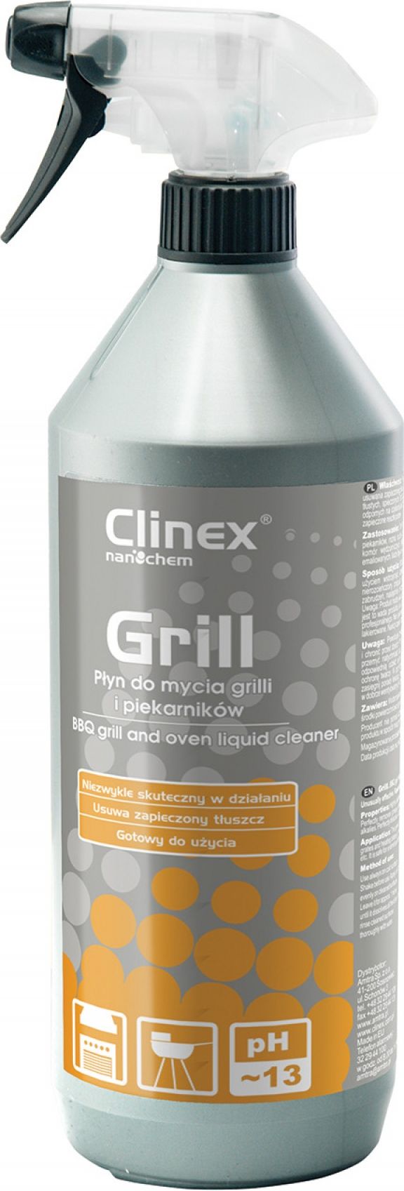 Clinex Grill Srodek do mycia grila i piekarnika 1000ml (77071) PBSX0579 (5907513271093) Sadzīves ķīmija