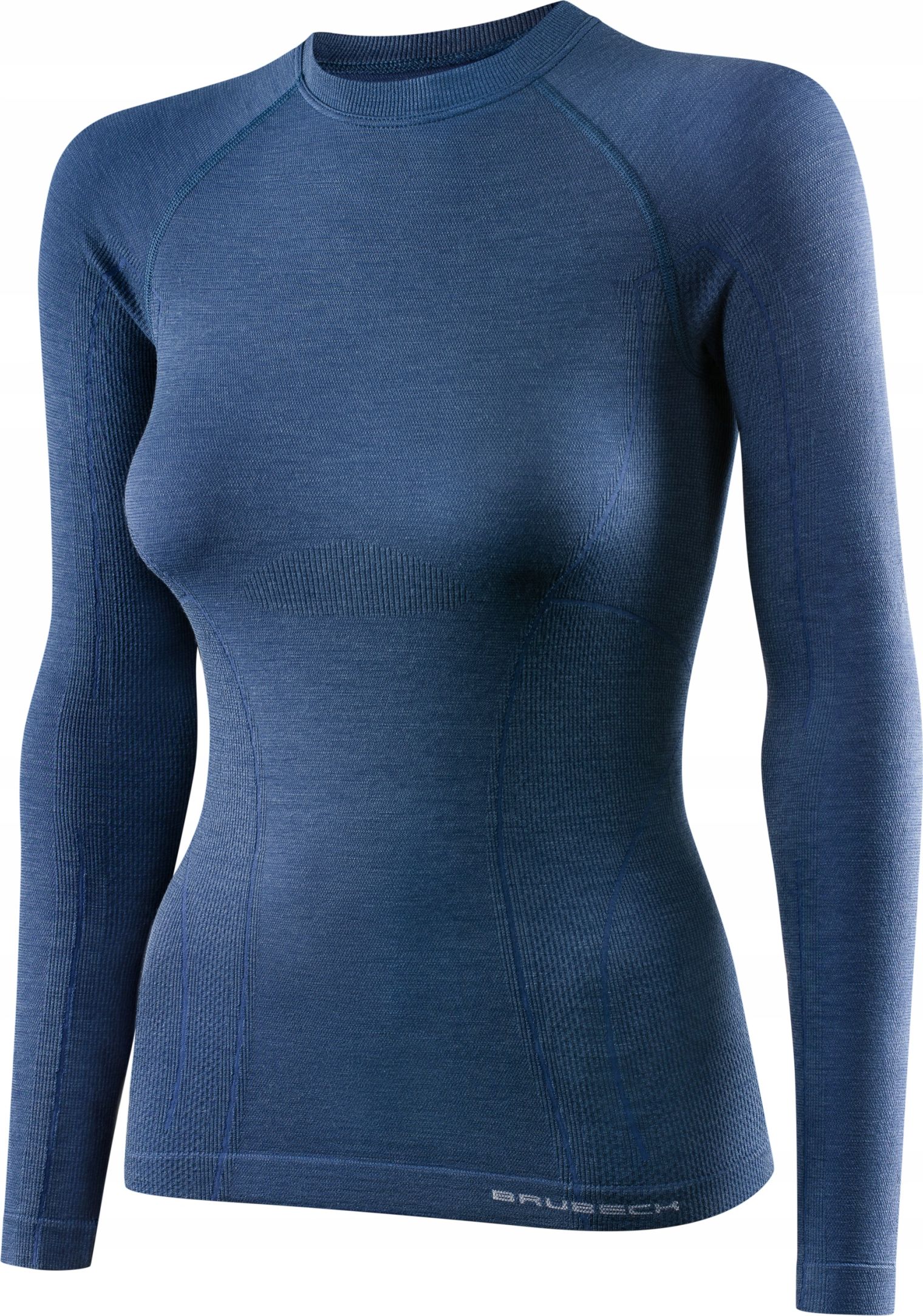 Brubeck LS12810 Koszulka damska z dlugim rekawem ACTIVE WOOL jeansowy L 8373150 (5902487097434) Sporta apakšveļa sievietēm