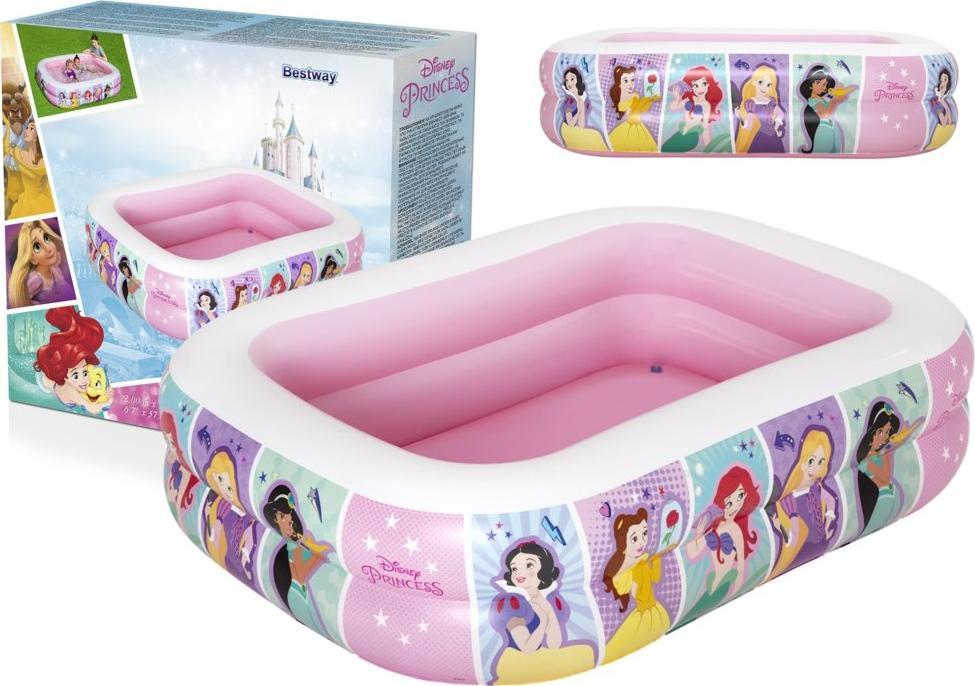 Bestway Disney - Princess Inflatable Family Pool 2.01m x 1.5m x 51cm Baseins
