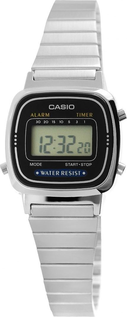 Zegarek Casio Zegarek Damski CASIO Collection Retro LA670WA-1DF LA670WA-1DF (4971850436560) Rokas pulksteņi