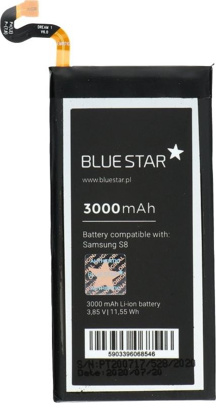 Bateria Blue Star Bateria do Samsung Galaxy S8 3000 mAh Li-Ion Blue Star PREMIUM 5903396068546 (5903396068546) akumulators, baterija mobilajam telefonam