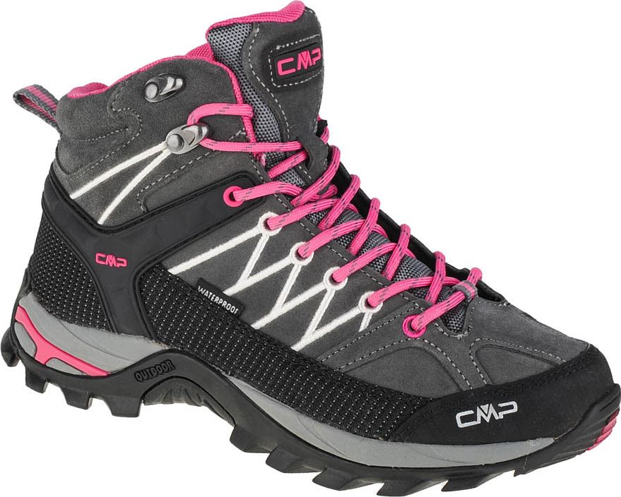 Buty trekkingowe damskie CMP Rigel Mid Wmn Trekking Shoes Wp Grey/Fuxi r. 39 3Q12946-103Q (8050194217960)