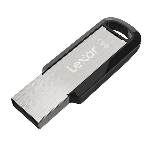 Lexar | Flash Drive | JumpDrive M400 | 64 GB | USB 3.0 | Black/Grey USB Flash atmiņa