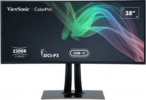 ViewSonic ColorPro VP3881A (38") 96,25 cm Curved LED-Monitor (WQHD, 3840x1600, IPS, 300 cd/m, 5ms, HDMI, DisplayPort) monitors