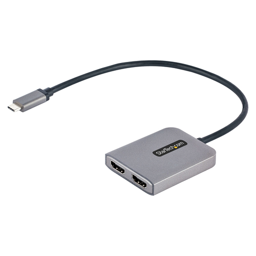 USB-C to Dual HDMI MST HUB, Dual HDMI 4K 60Hz, USB Type C Multi Monitor Adapt... adapteris