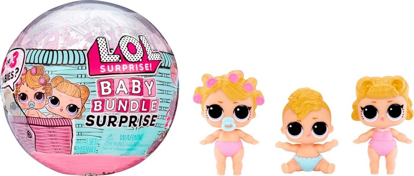 MGA LOL Surprise Baby Bundle Surprise Surprise Doll in a Ball bērnu rotaļlieta