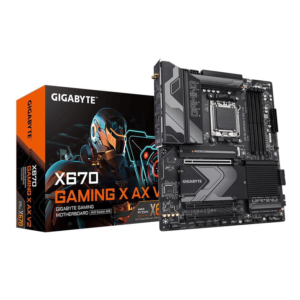 Gigabyte X670 GAMING X AX V2 - 1.0 - motherboard - ATX - Socket AM5 - AMD X670 pamatplate, mātesplate