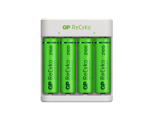 GP ReCyko E111 4-Port USB Charge + 4xAA 2100mAH + 4x AAA 800mAh