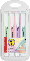 STABILO Swing Cool Pastel Marker 4 Stück(e) Blau - Grün - Pink - Violett Pinsel/feine Spitze (275/4-08) 4006381527422