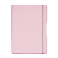 Herlitz Notizheft my.book flex A4 PP 2x 40Bl. kar/lin rose