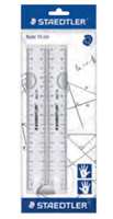 STAEDTLER Lineale 15 cm Kunstst. transp.