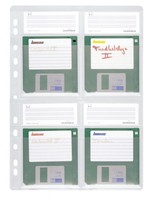 DURABLE Disketten-Hulle A4 5 Stuck transparent papīrs