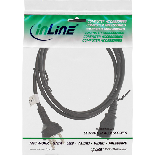 Stromkabel - Afsnit 107-2-D1 (S) bis IEC 60320 C13 adapteris