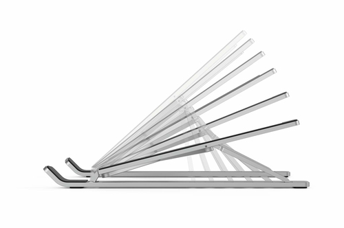 Durable LAPTOP STAND FOLD silver 505123 portatīvā datora dzesētājs, paliknis