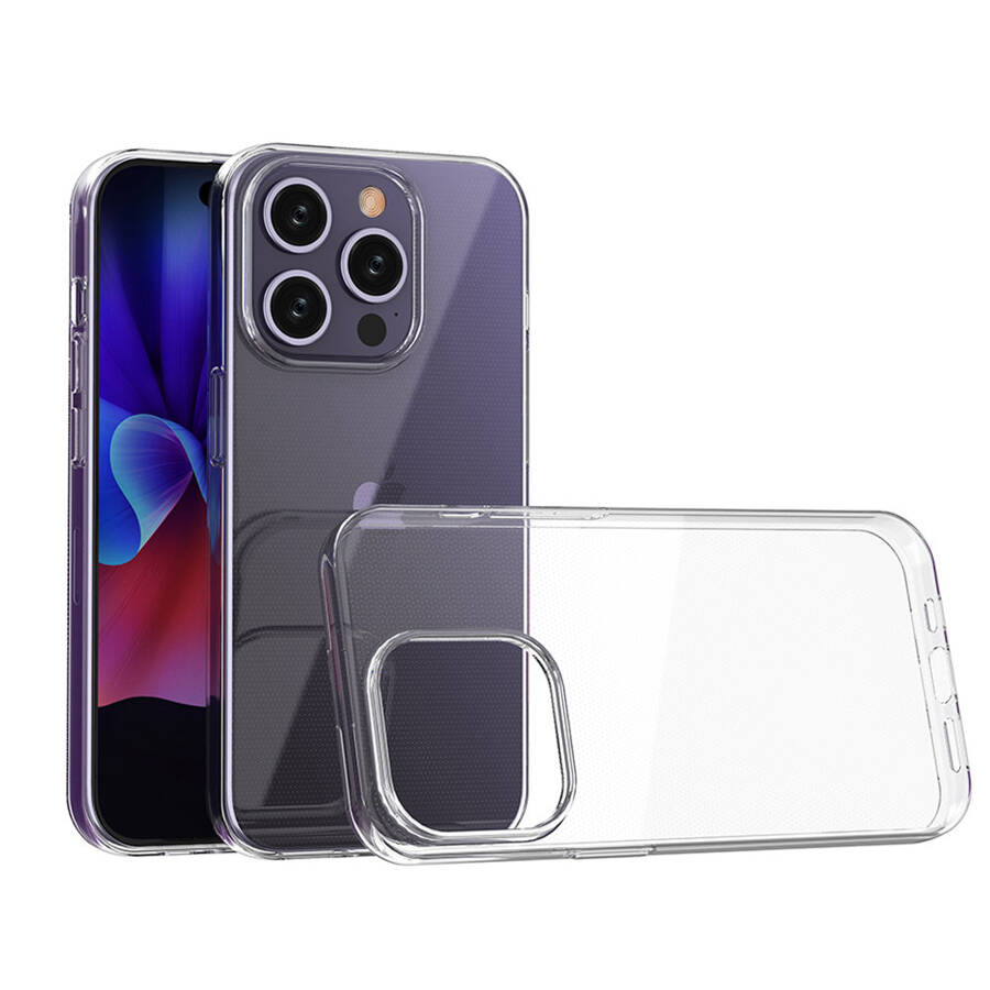 iPhone 15 Pro case from the Ultra Clear series in transparent color maciņš, apvalks mobilajam telefonam