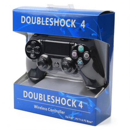 Goodbuy Doubleshock bluetooth džojistiks PS4 (PRO | SLIM) | iOS | Android | PC | Smart TV melns GBDOUBLEPS4BK (4752243050583) spēļu konsoles gampad