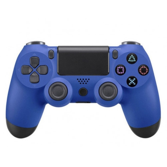 Goodbuy Doubleshock bluetooth džojistiks PS4 (PRO | SLIM) | iOS | Android | PC | Smart TV zils GBDOUBLEPS4BL (4752243050620) spēļu konsoles gampad