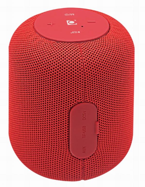 Gembird SPK-BT-15-R Portable Bluetooth speaker, Wireless, 5 W, 1200 mAh, Red 8716309112017 datoru skaļruņi