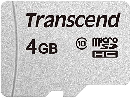 Transcend microSDHC 300S     4GB Class 10 atmiņas karte