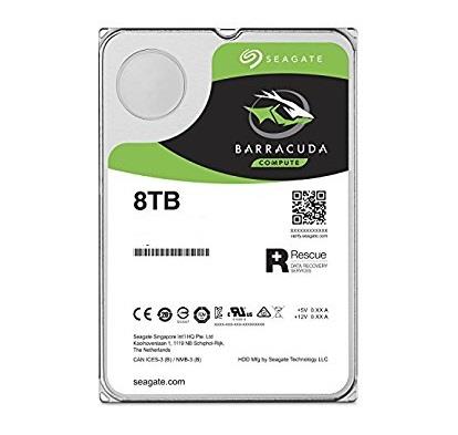 SEAGATE Barracuda 5400 8TB HDD SATA cietais disks