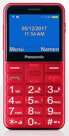 Panasonic KX-TU155EXRN Red Mobilais Telefons