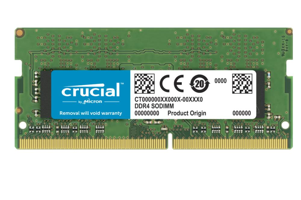 Crucial 32GB [1x32GB 3200MHZ DDR4 CL22 SODIMM] operatīvā atmiņa