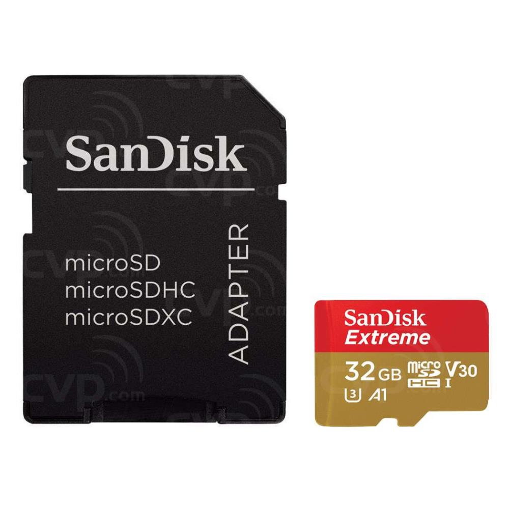 SanDisk microSDHC Action SC 32GB Extr.100MB A1 SDSQXAF-032G-GN6AA atmiņas karte