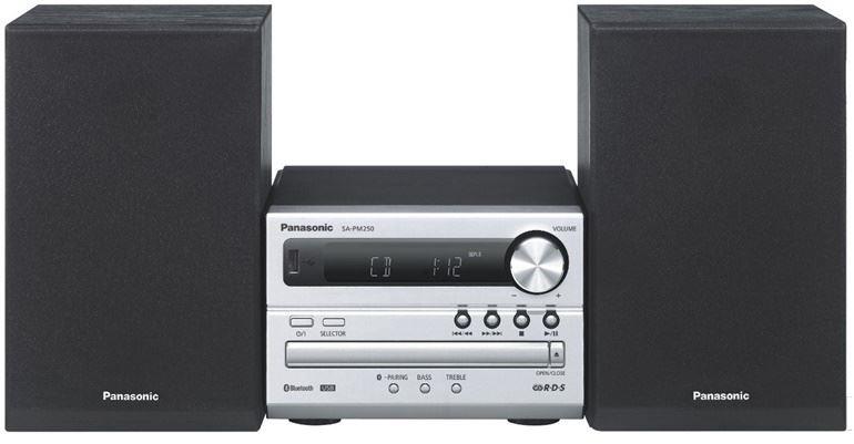 Panasonic Microsystem SC-PMX90EG-S Headphone out, Bluetooth, CD player, AUX in, FM radio mūzikas centrs