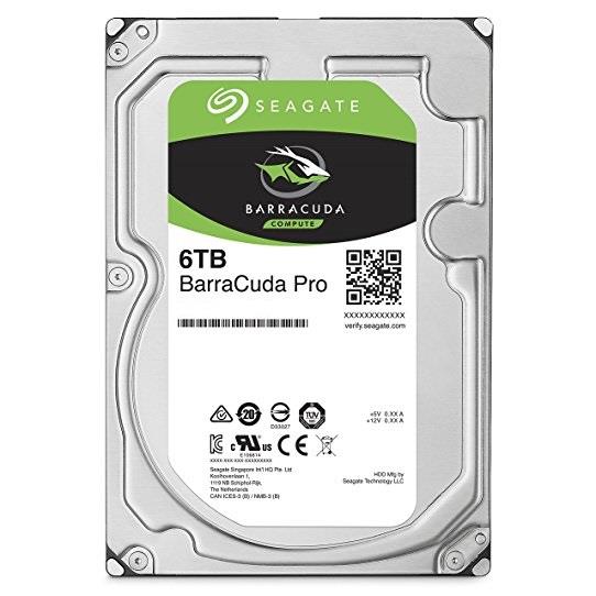 SEAGATE Barracuda 5400 6TB HDD SATA cietais disks