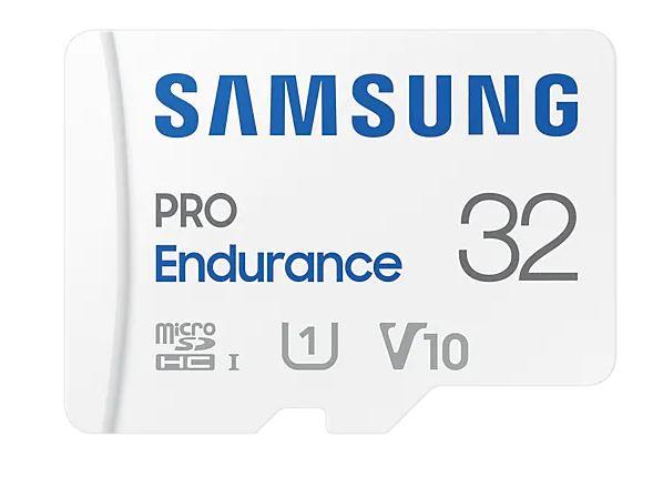 Samsung PRO Endurance MB-MJ32KA/EU 32 GB, MicroSD Memory Card, Flash memory class U1, V10, Class 10, SD adapter atmiņas karte