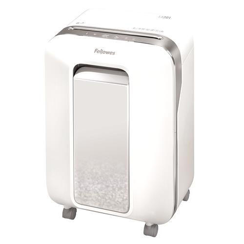 Fellowes Powershred LX 201 white (Micro Cut) papīra smalcinātājs