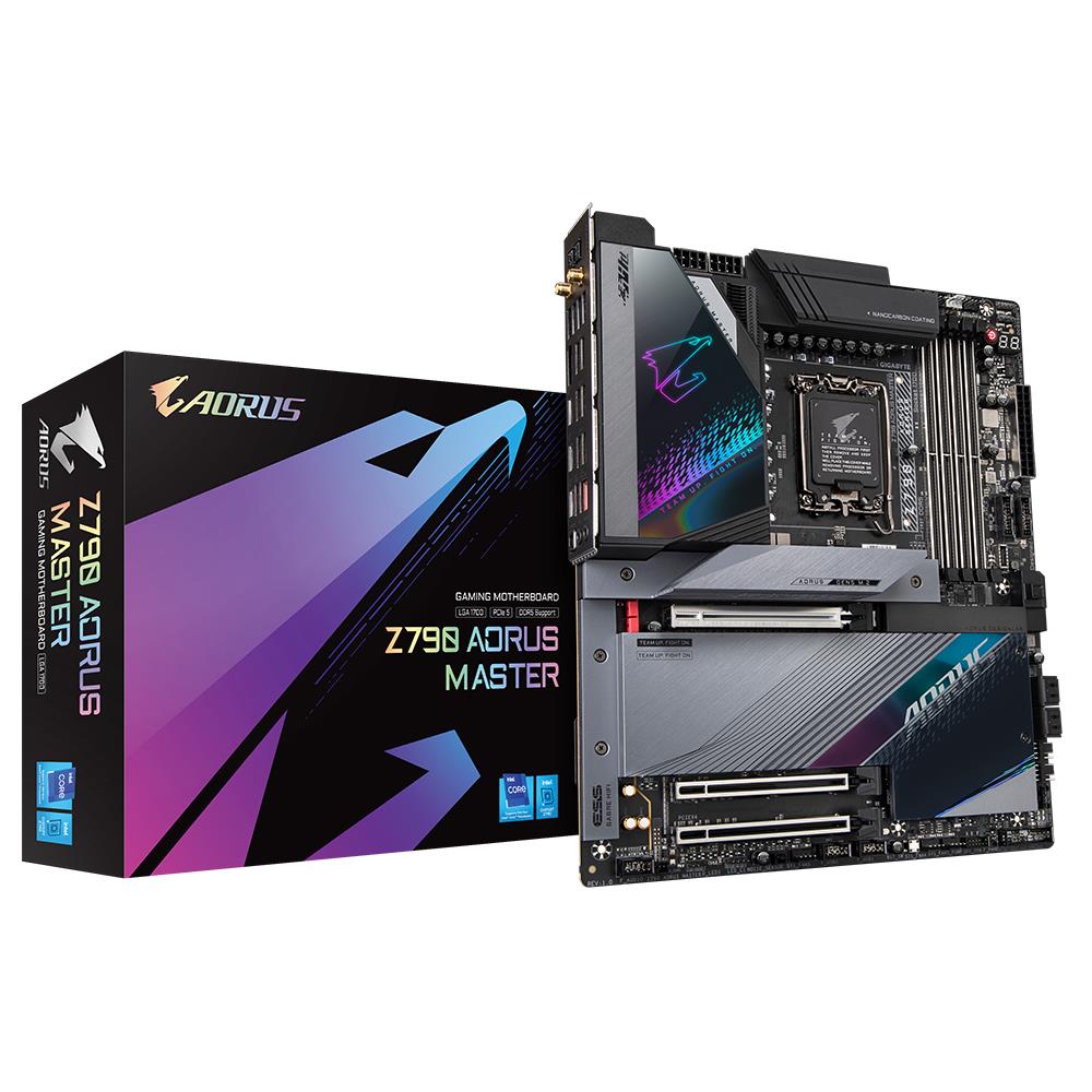 GIGABYTE Z790 Aorus Master, Intel Z790-Mainboard - Socket 1700, DDR5 pamatplate, mātesplate