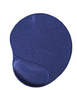 Gembird MP-GEL-B Gel mouse pad with wrist support, blue Blue, Gel mouse pad peles paliknis