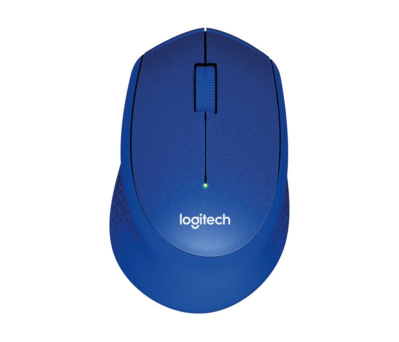 Logitech  M330 Silent Plus BLUE - IN-HOUSE/EMS,NO LANG,EMEA,RETAIL,2.4GHZ,M-R005 Datora pele