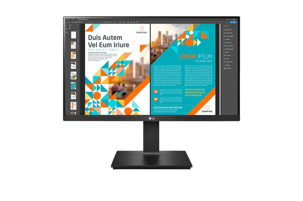 LG 24QP550-B computer monitor 60.5 cm (23.8") 2560 x 1440 pixels Quad HD LED Black monitors