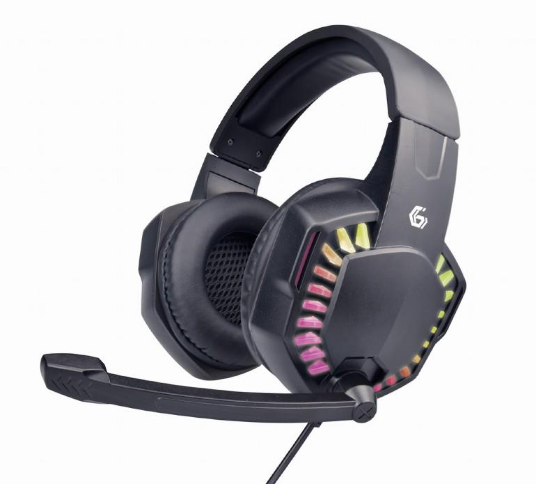 Gembird GHS-06 Gaming headset with LED light effect austiņas