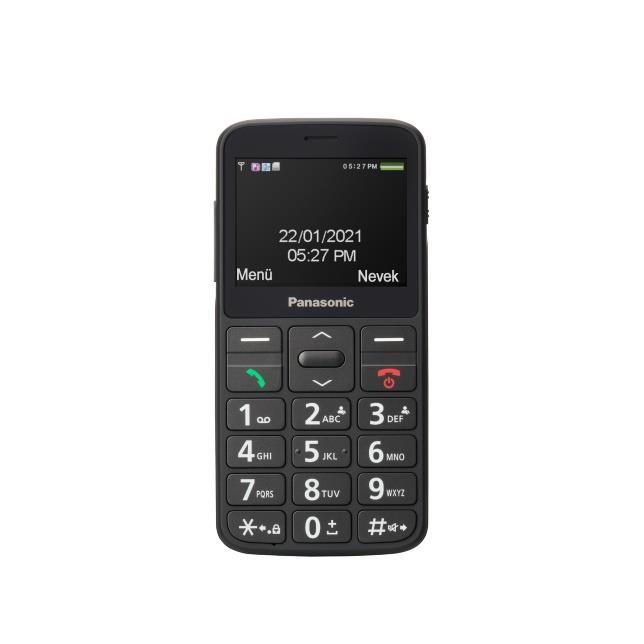 Panasonic KX-TU160 Easy Use Mobile Phone Black, 2.4 , TFT-LCD, 240 x 320, USB version USB-C, Built-in camera, Main camera 0.3 MP 50252329204 Mobilais Telefons