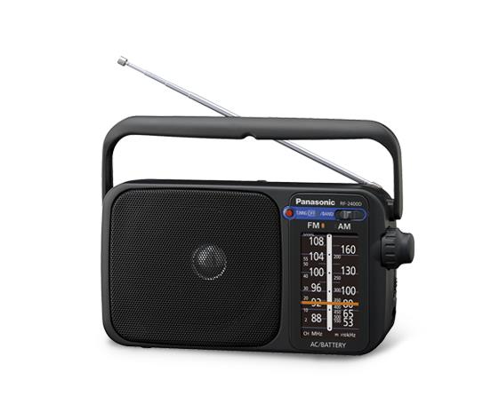Panasonic RF-2400DEG-K radio, radiopulksteņi